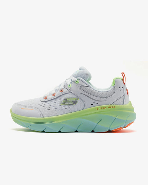 Skechers D Lux Walker 2.0 Neon Sites Kadın Günlük Ayakkabı - Beyaz