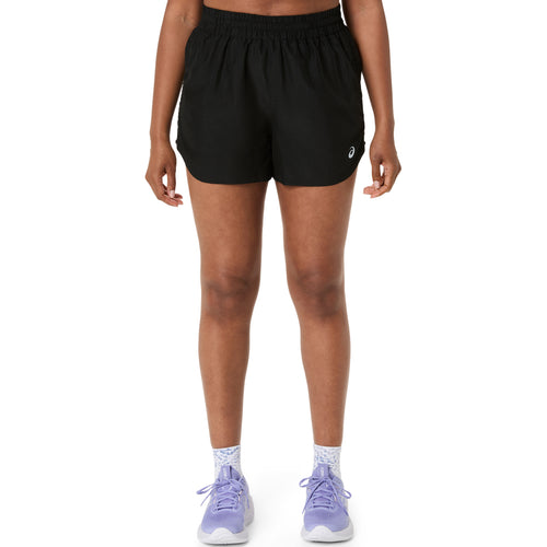 Asics Nagino Run Adjustable 4 inch Kadın Şort - Siyah