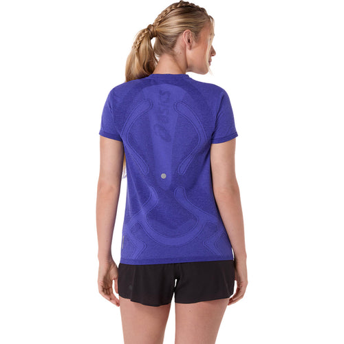 Asics Road Seamless Short Sleeve Kadın Tişört - Mor