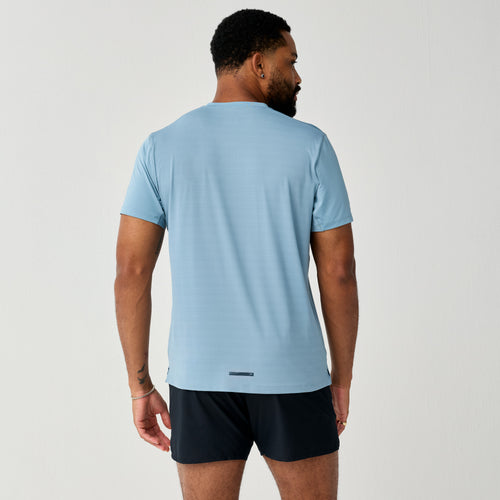 Brooks Dash Cooling Erkek Tişört - Mavi