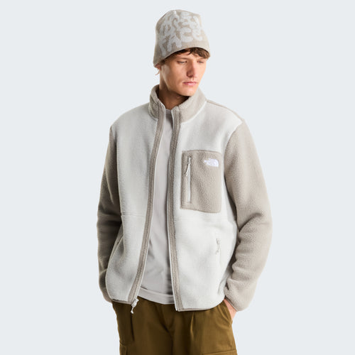 The North Face Yumiori Full Zip Erkek Polar - Beyaz-Gri