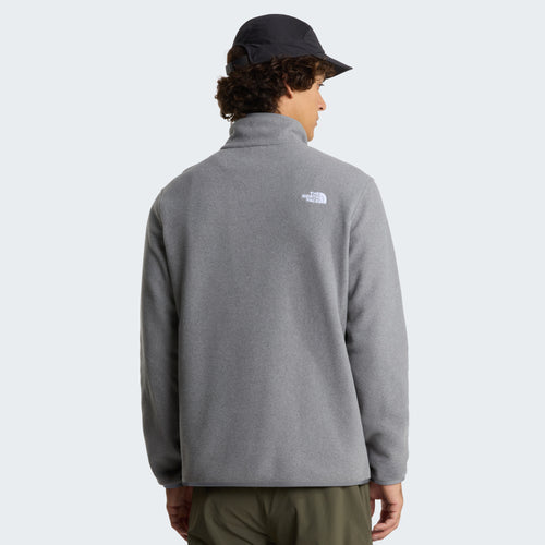 The North Face Glacier Fleece 1/4 Zip Erkek Sweatshirt - Gri