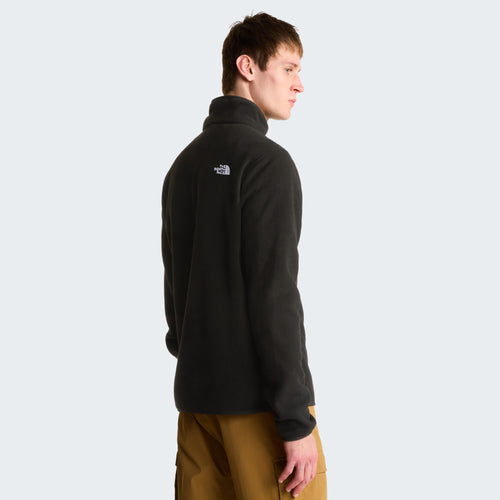 The North Face Glacier Fleece 1/4 Zip Erkek Sweatshirt - Siyah