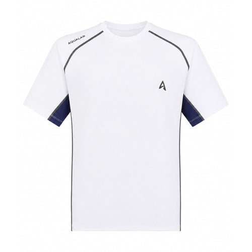 Aqualab Aqua Pro Rashguard SS Erkek Rashguard - Beyaz-Lacivert