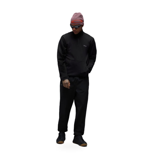 Oakley Edge Force 1/4 Zip Unisex Sweatshirt - Siyah