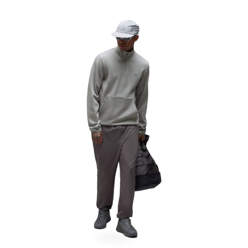 Oakley Edge Force 1/4 Zip Unisex Sweatshirt - Gri