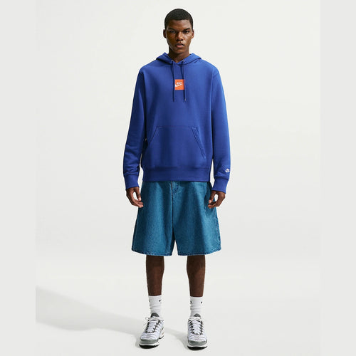 Nike Club French Terry Hoodie Erkek Sweatshirt - Lacivert
