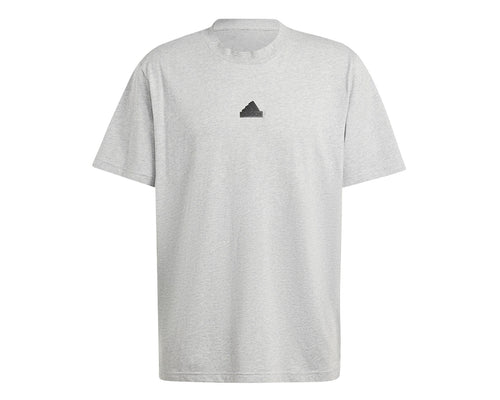 adidas Basic Line Single Jersey Erkek Tişört - Gri