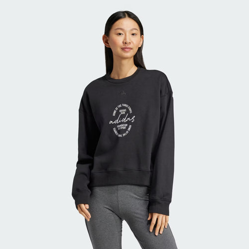 adidas BLUV Q3 SWT Kadın Sweat - Siyah