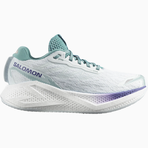Salomon Aero Glide 4 Kadın Koşu Ayakkabısı - Beyaz-Çok Renkli