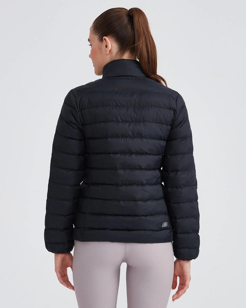 Skechers Outerwear Pop Up Detailed Padded Kadın Mont - Siyah - görsel 2