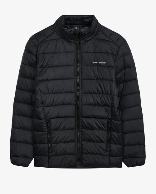 Skechers Outerwear Padded Erkek Mont - Siyah