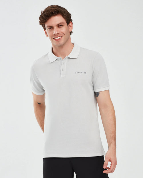 Skechers Organic Collection Short Sleeve Erkek Tişört - Gri