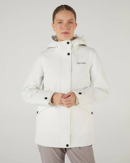 Skechers Outerwear Padded Kadın Mont - Beyaz