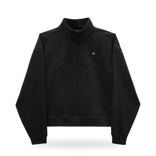 Vans Leighton Mock Neck Fleece Kadın Sweat - Siyah