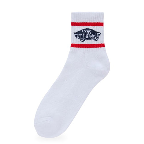 Vans Art Half Crew Unisex Yarım Bilek Çorap - Beyaz-Kırmızı