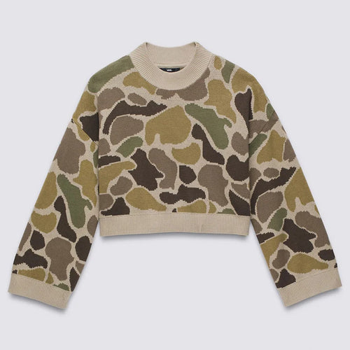 Vans Cammile Camo Kadın Sweat - Kamuflaj
