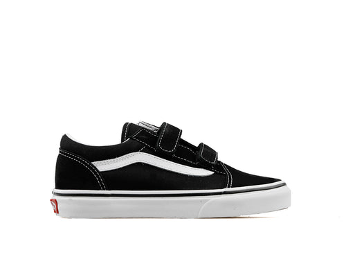 Vans Old Skool V Çocuk Sneaker - Siyah-Beyaz