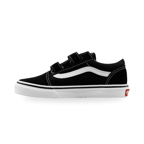 Vans Old Skool V Çocuk Sneaker - Siyah-Beyaz