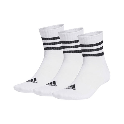 adidas 3 Stripes C. SPW Mid 3P Unisex Çorap - Beyaz