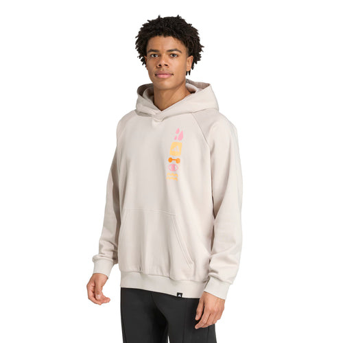 adidas Graphic Hoodie Erkek Sweatshirt - Bej