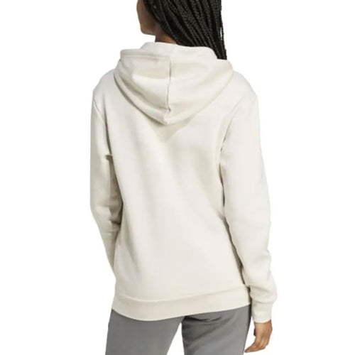 adidas Super Light FC Hoodie Kadın Sweatshirt - Kırık Beyaz