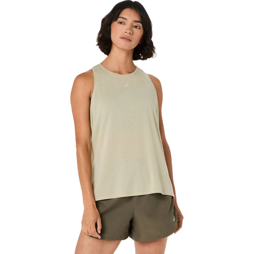 Asics Nagino Run Adjustable Kadın T-Shirt - Yeşil