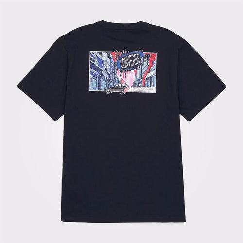 Converse Back To School Comic Erkek T-Shirt - Siyah
