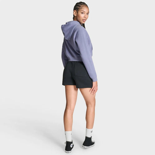 Converse Chuck Cropped Kadın Sweat - Lila - görsel 2