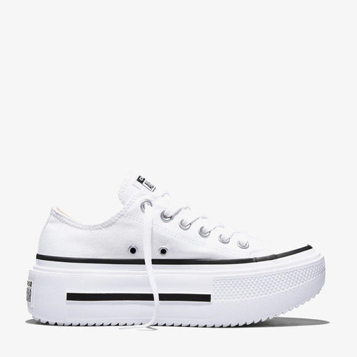 Converse Chuck Taylor All Star Lift Double Stack Canvas Platform Kadın Sneaker - Beyaz