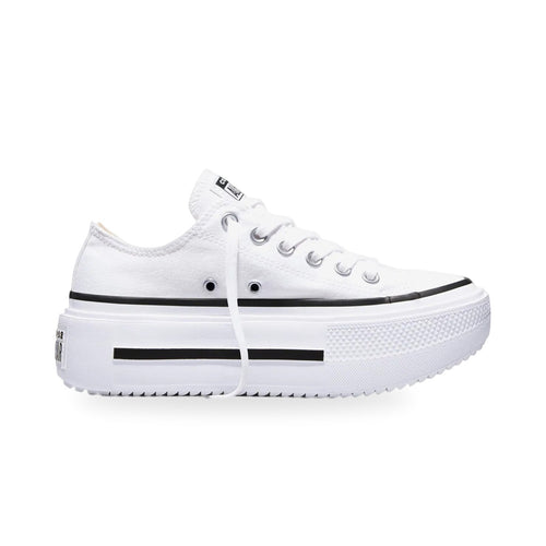 Converse Chuck Taylor All Star Lift Double Stack Canvas Platform Kadın Sneaker - Beyaz