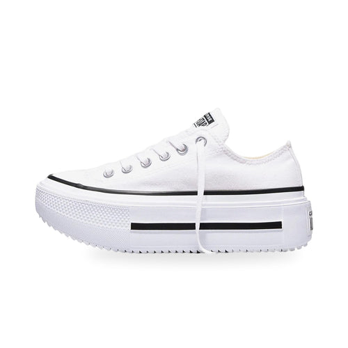 Converse Chuck Taylor All Star Lift Double Stack Canvas Platform Kadın Sneaker - Beyaz