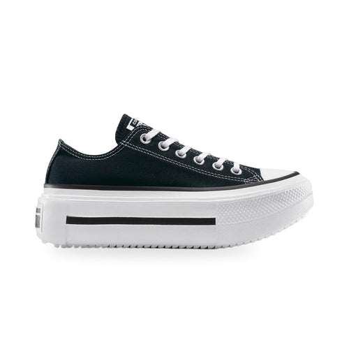 Converse Chuck Taylor All Star Lift Double Stack Canvas Platform Kadın Sneaker - Siyah