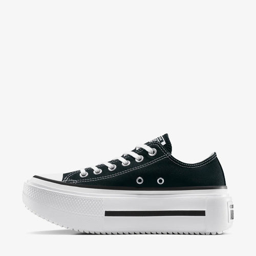 Converse Chuck Taylor All Star Lift Double Stack Canvas Platform Kadın Sneaker - Siyah