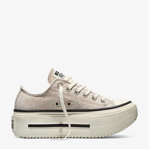 Converse Chuck Taylor All Star Lift Double Stack Platform Unisex Sneaker - Bej