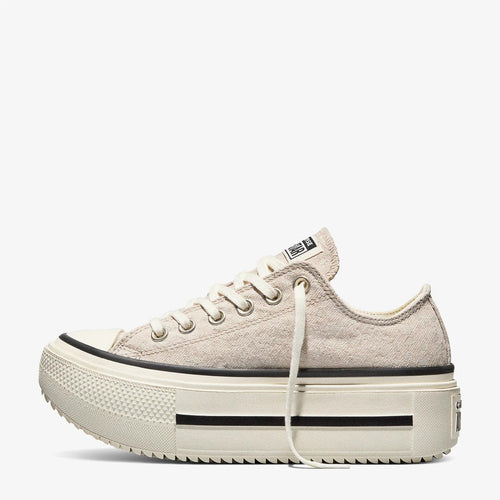 Converse Chuck Taylor All Star Lift Double Stack Platform Kadın Sneaker - Bej