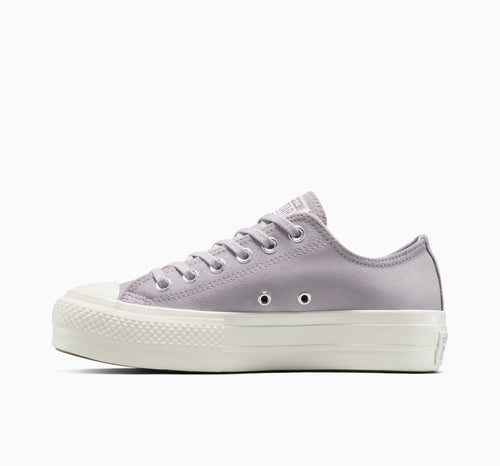 Converse Chuck Taylor All Star Lift Platform Colorful Suede Kadın Sneaker - Lila