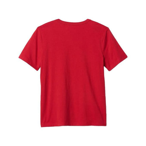 GAP V-Bas SS Logo Erkek Çocuk T-Shirt - Kırmızı