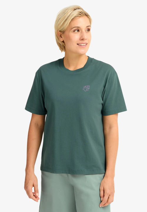 Jack Wolfskin Curious Kadın T-Shirt - Yeşil