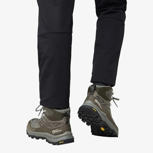 Jack Wolfskin Cyrox Texapore Low Erkek Bot - Yeşil-Gri