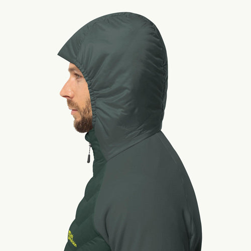 Jack Wolfskin Routeburn Pro Hybrid Erkek Mont - Yeşil