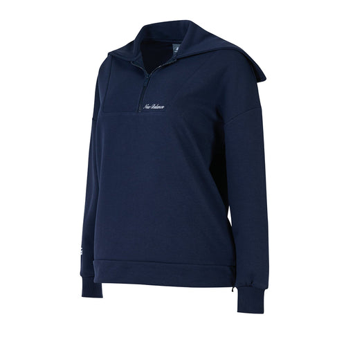 New Balance Lifestyle Kadın Sweat - Lacivert