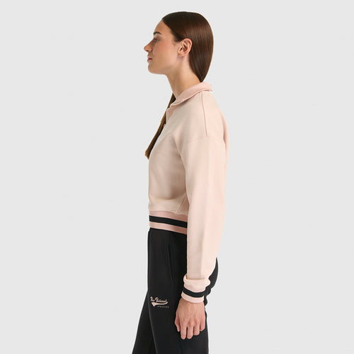 New Balance Full Zip Kadın Sweatshirt - Pembe