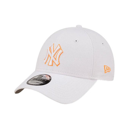 New Era Neon Outline 9Forty Unisex Şapka - Beyaz