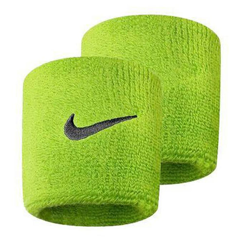 Nike Acc Swoosh Wristband 2 Pack Unisex Bileklik - Yeşil