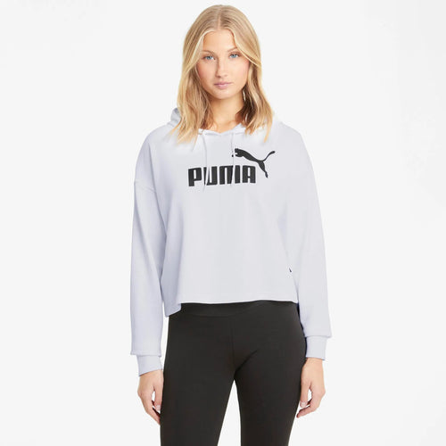 Puma Essentials Logo Training Kadın Sweatshirt - Beyaz