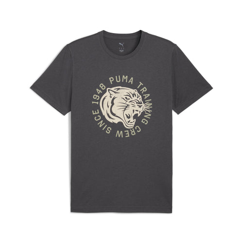 Puma Illustrated Graphic Erkek Tişört - Antrasit