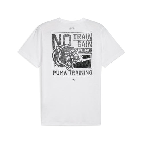 Puma Graphics Illustrated Erkek T-Shirt - Beyaz