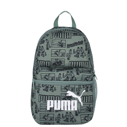 Puma Phase AOP S Unisex Çocuk Sırt Çantası - Yeşil