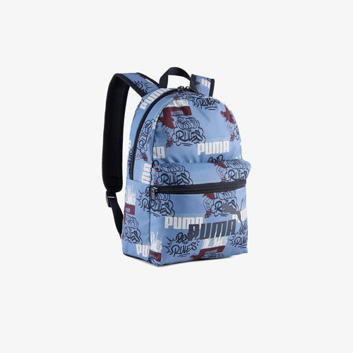 Puma Phase AOP S Unisex Çocuk Sırt Çantası - Mavi